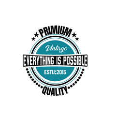 Motivational vintage style typography tshirt design template, Vintage typography design