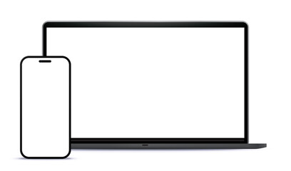 Editable screens vector