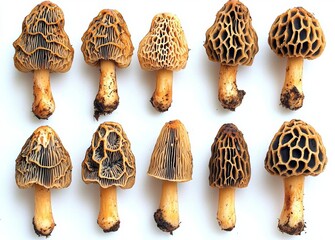 Mushroom picking of morel