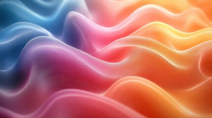 Obraz premium abstract animation soft colorful background seamless looping video 3d rende