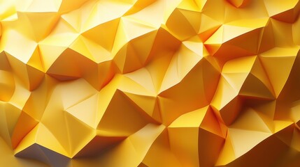 Obraz premium abstract animation yellow geometric background looping video 3d rende