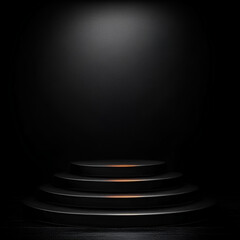Obraz premium Black product background