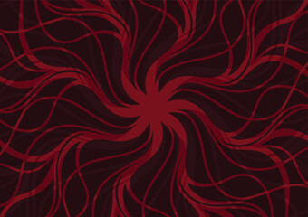 Red fire dark mandala blaze hot art flower background
