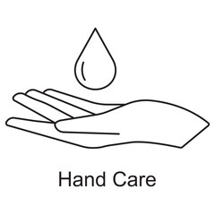 Hand Care Icon, Nurturing Hands: Essential Hand Care Tips for Soft and Healthy Skin, Innovative Hand Care Solutions for Everyday Protection and Hydration, Vector