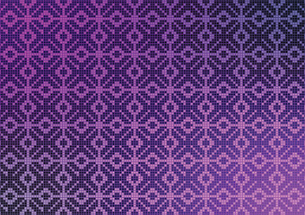 Pattern purple art tradition fabric background