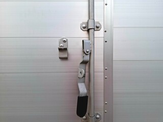Obraz premium Locking hinge on a truck box