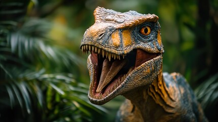Majestic Prehistoric Raptor: A Jurassic Beast