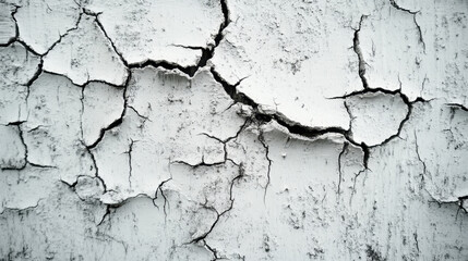 Obraz premium The ground has cracks in the top view for the background or graphic design