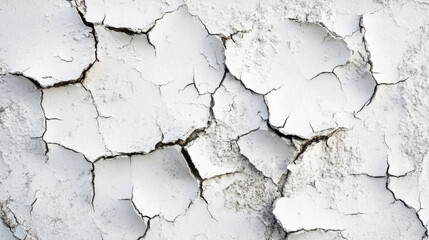 The ground has cracks in the top view for the background or graphic design