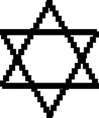 geometric shape pixel. Elements for design