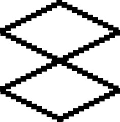 geometric shape pixel. Elements for design