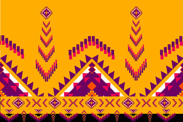 Geometric ethnic seamless pattern