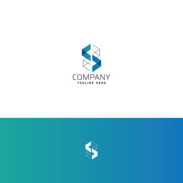 Business corporate letter S logo design vector. Simple and clean design.