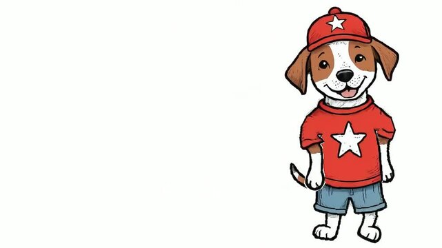 walking dog animation