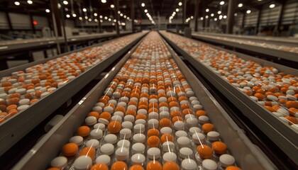 Fototapeta premium A modern pharmaceutical industry 