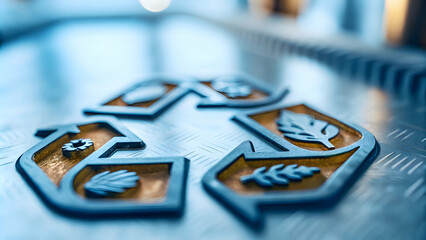 Creative Team Collaboration on Multimedia Projects with Bokeh Digital Art Background and Copy Space for Branding