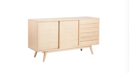 Wooden antique chest isolated on white background2