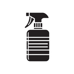 Spray Bottle silhouette vector illustration