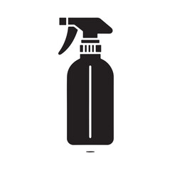 Spray Bottle silhouette vector illustration