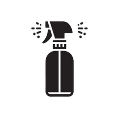 Spray Bottle silhouette vector illustration