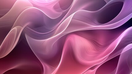 Obraz premium A digital abstract design with smooth, flowing shapes and gradients blending seamlessly into each other.