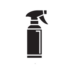 Spray Bottle silhouette vector illustration