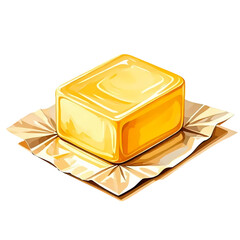 Golden Butter Pat Icon