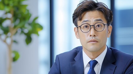 Fototapeta premium Confident Asian Businessman Portrait | Authenticity