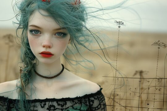 Quirky hand-drawn background