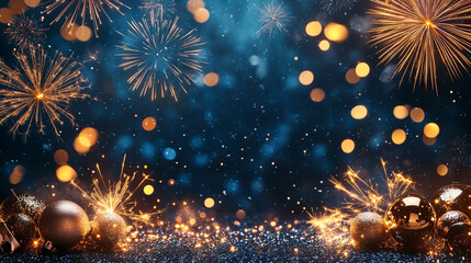Fototapeta premium ニューイヤー お祝い背景 new year celebration background