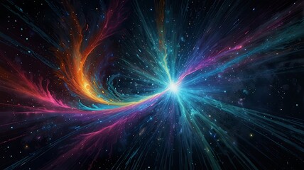 Arcane-inspired abstract gradient with flowing, mystical energy patterns in deep blues and silvers