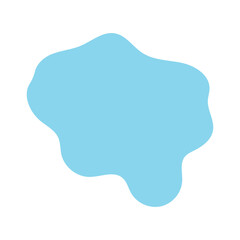 blobs pastel blue for background