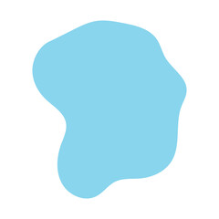 blobs pastel blue for background