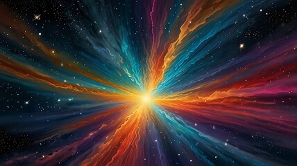 Radiant arcane-inspired abstract background with glowing symbols evoking mystical and magical energy