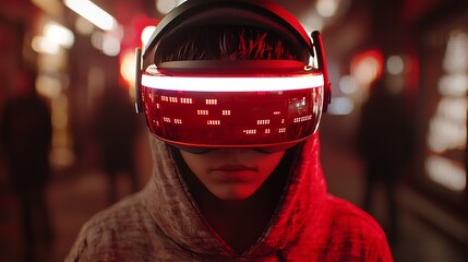 Hacker Manipulating Digital Environment in Immersive Virtual Reality