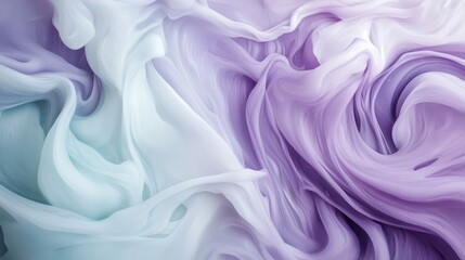 Obraz premium Abstract Swirling Pastel Fabric Texture Design