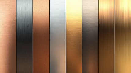 Brushed Metal Textures in Various Colors and Finishes