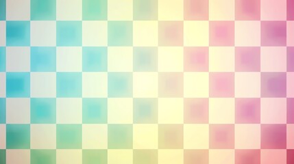 Fototapeta premium An abstract background of a gradient of colors in a block pattern.