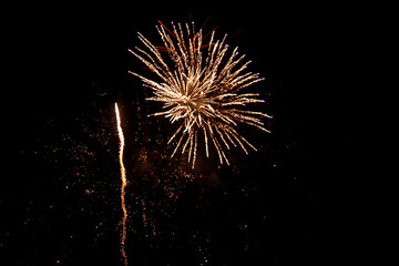 fireworks in the sky