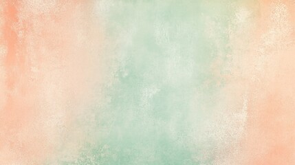 Fototapeta premium Abstract Pastel Peach Green Textured Background