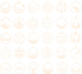 Vector Christmas Ornaments