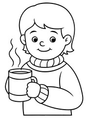 child in the kitchen