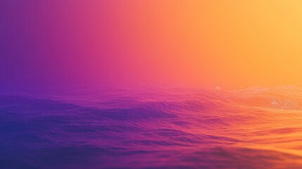 Obraz premium Vibrant Sunset Hues Over Rolling Ocean Waves