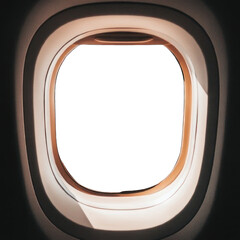 Collection of PNG. Airplane window, isolated on a transparency background.