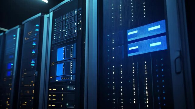  futuristic server room