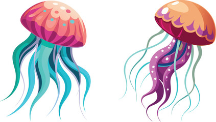 set of jellyfish