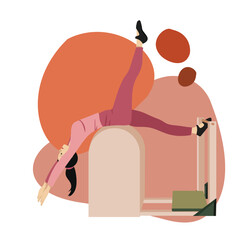 yoga pilates stretching