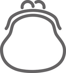 ビジネス　マネー　ウォレット　財布　経済　お金　アイコン　ピクトグラム　シンプル　イラスト素材