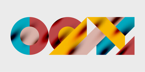 Modern abstract background featuring circles, lines, and triangles in a dynamic geometric composition. Perfect for stylish, tech, or creative-themed designs