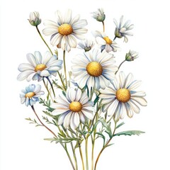 Fototapeta premium White Daisies Bouquet